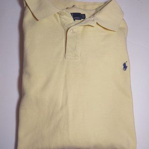 Polo Ralph Lauren Mens Big 2XL XXL Short Sleeve Yellow Shirt